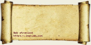 Jasmina Tatić vizit kartica